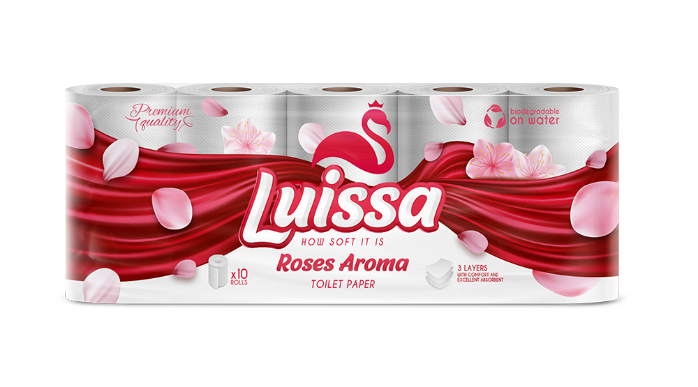 Luissa Rose Toilet Paper (x10)