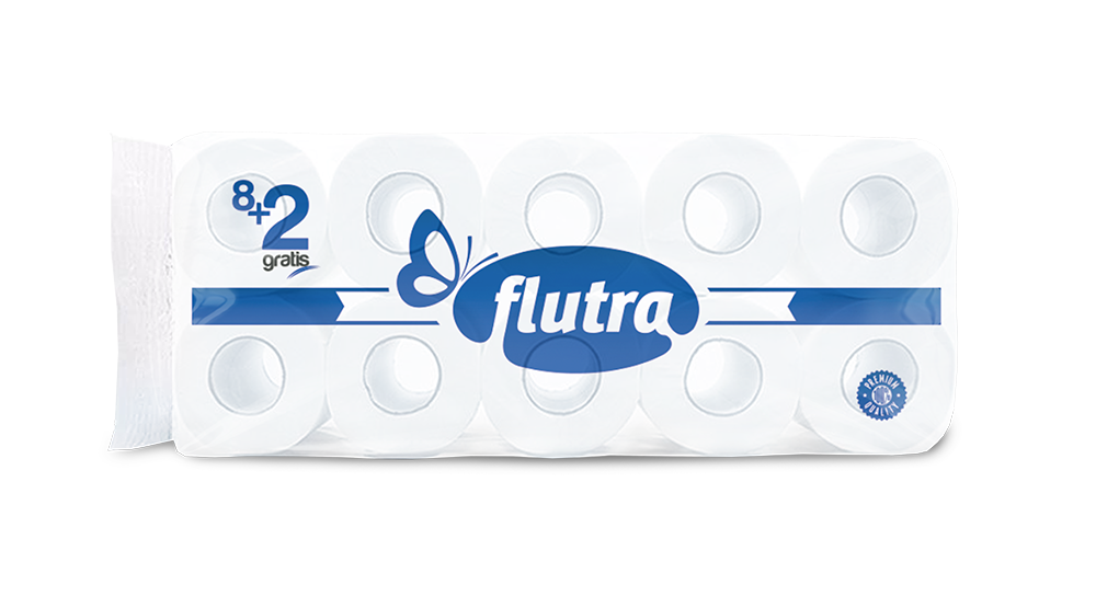 Flutra Cellulose Toilet Paper 2-layer (x10)